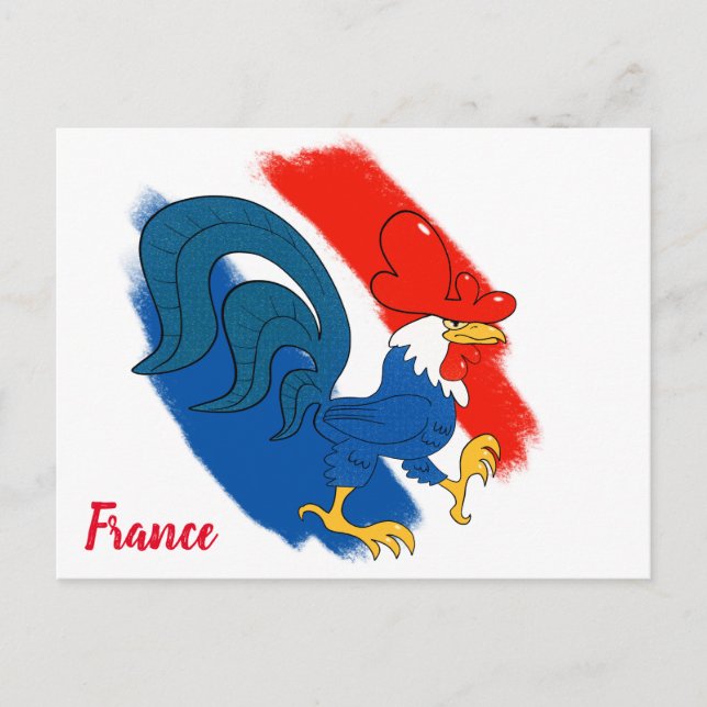 Gallic Rooster Postcard (Front)