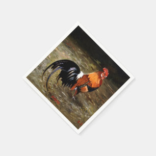 Gallic rooster//Rooster Napkin
