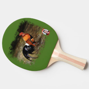 Gallic rooster//Rooster Ping Pong Paddle