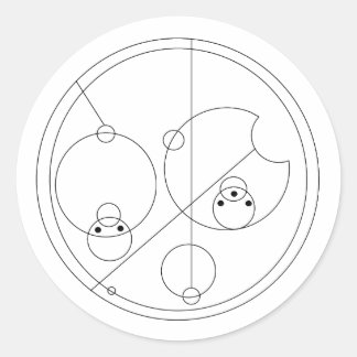 Gallifreyan I Love You Stickers