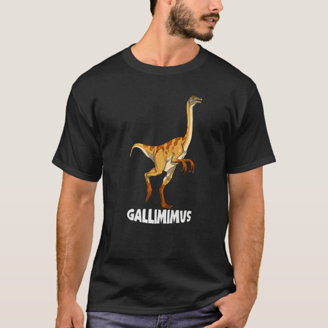Gallimimus Dinosaur T-Shirt (Front)