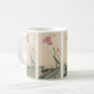 Gallinule with Lotus Flowers by Ohara Koson Coffee Mug