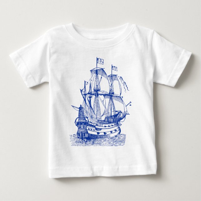 Gallion - Navy Baby T-Shirt (Front)