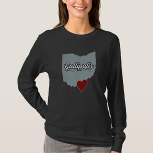 Gallipolis Ohio OH City State USA Cute Souvenir T-Shirt