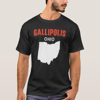 Gallipolis Ohio USA State America Travel Ohioan T-Shirt