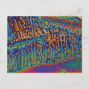 Gallium nitrate under the microscope postcard