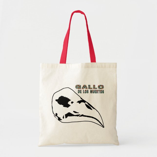 Gallo De Los Muertos Tote Bag (Front)