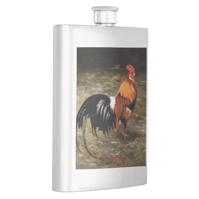 Gallo/Galo/Rooster Hip Flask (Right)