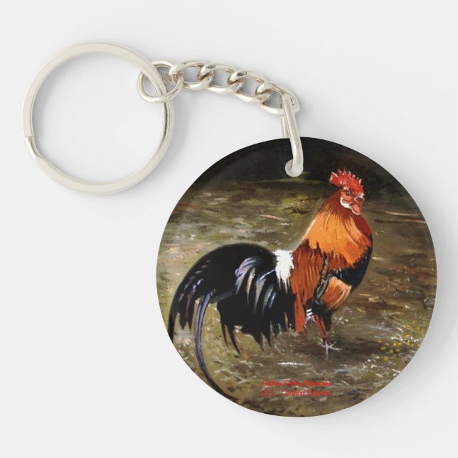 Gallo/Galo/Rooster Key Ring (Front)