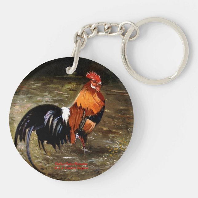 Gallo/Galo/Rooster Key Ring (Back)