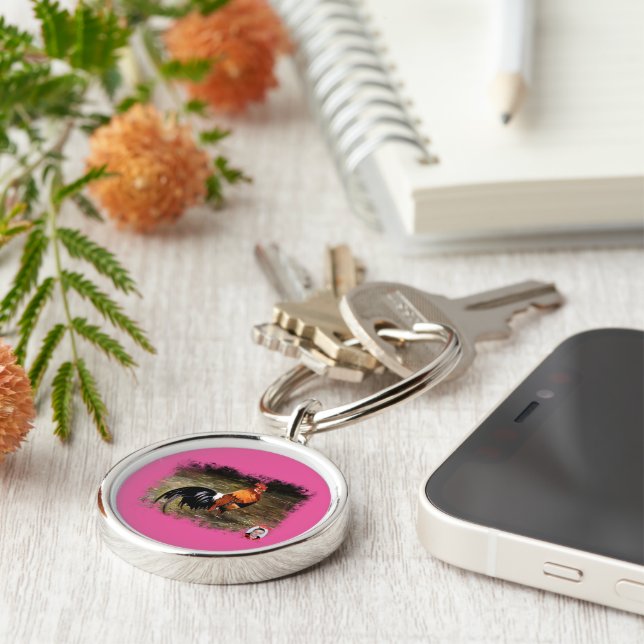 Gallo/Galo/Rooster Key Ring (Side)