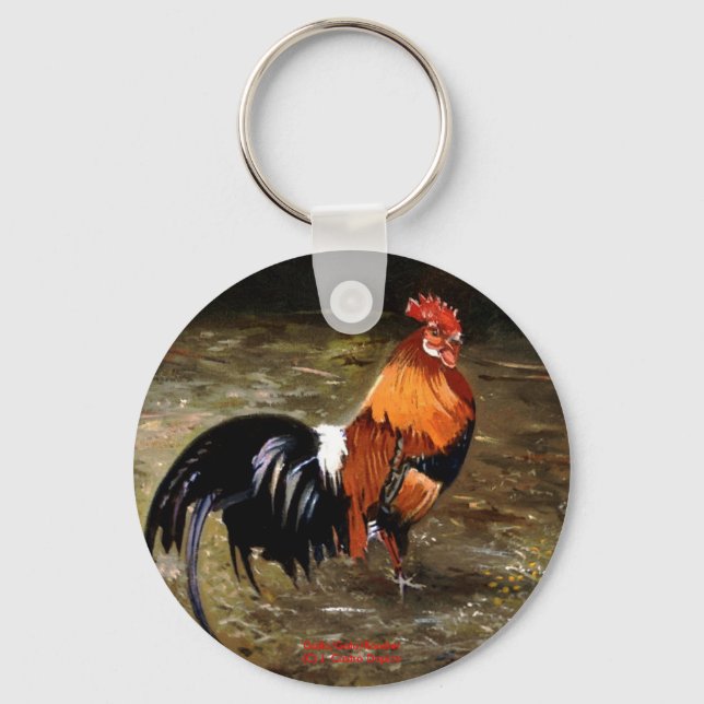 Gallo/Galo/Rooster Key Ring (Front)