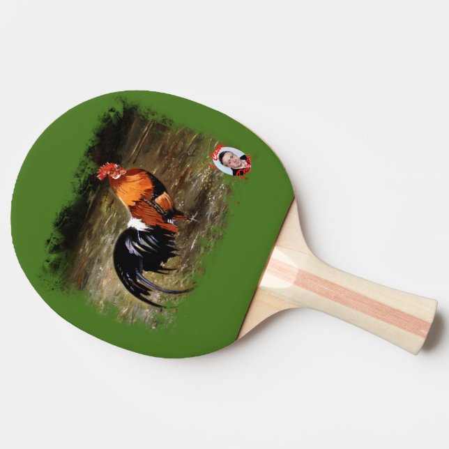 Gallo/Galo/Rooster Ping Pong Paddle (Side)