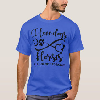 Gallop Horses Racing Riding Sayings Farm Barn funn T-Shirt