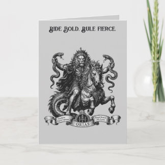 Gallop of Orias the Goetic Marquis Card