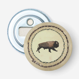 Galloping Bison Bottle Opener