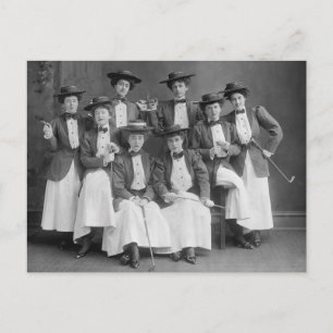 Galloping Gaily Chorus, early 1900s Postcard