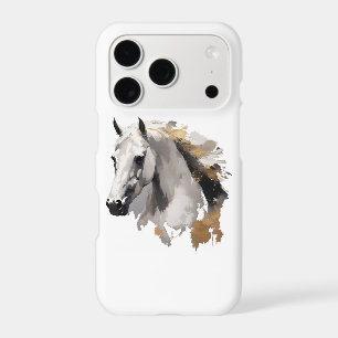 Galloping Grace White Horse Art