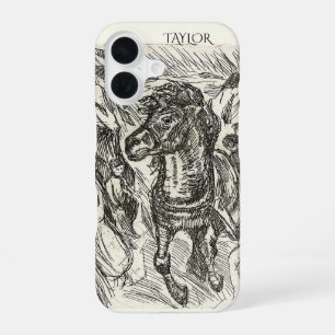 Galloping Horse – Edvard Munch Personalised iPhone 16 Case