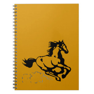 Galloping Horse Wild and Free Notebook