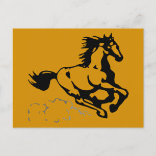 Galloping Horse Wild and Free Postcard