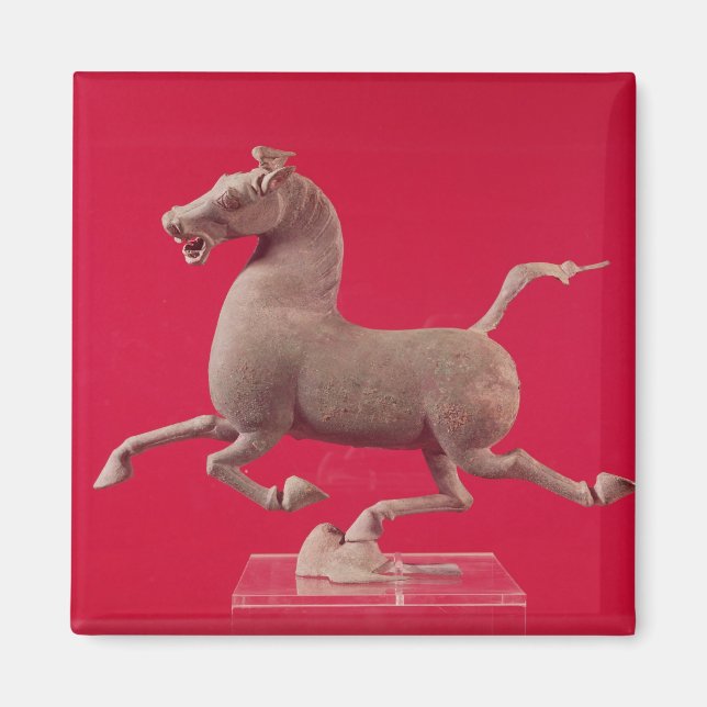 Galloping horse with one Hoof Resting on a Magnet (Front)
