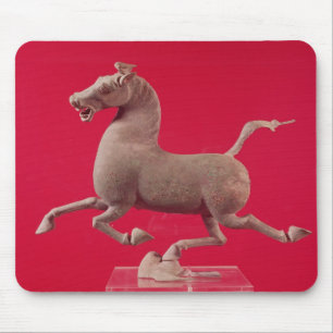 Galloping horse with one Hoof Resting on a Mouse Pad