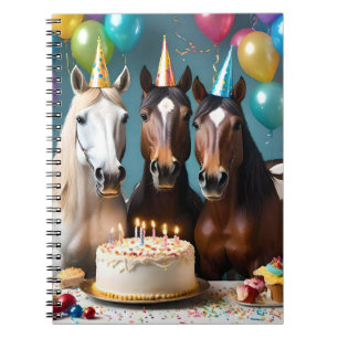 Galloping into Fun: A Horse Birthday Celebration Notebook