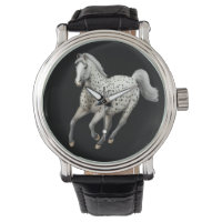 Galloping Leopard Appaloosa Horse Watch