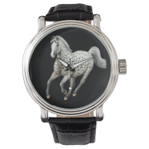 Galloping Leopard Appaloosa Horse Watch