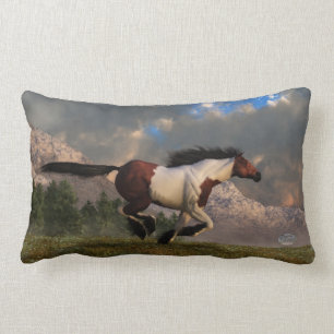 Galloping Mustang Lumbar Cushion