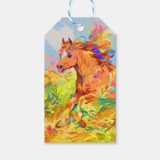 Galloping Pony - Children's Book Art Gift Tags