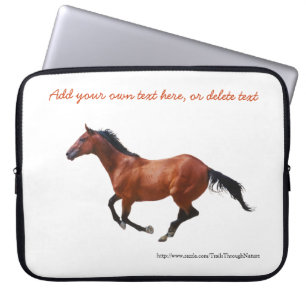 Galloping Thoroughbred Horse Laptop Sleeve