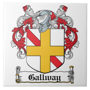 Gallway Family Crest Ceramic Tile