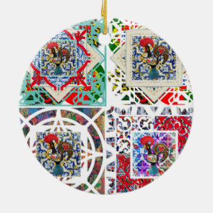 Galo de Barcelos, Po Ceramic Ornament