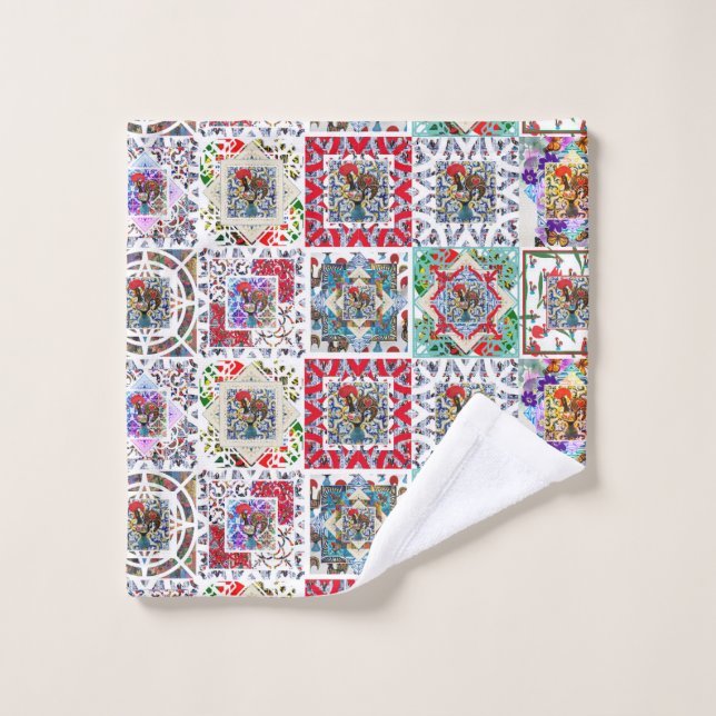 Galo de Barcelos, Portugal Bath Towel Set (Wash Cloth)