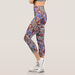 Galo de Barcelos, Portugal Capri Leggings