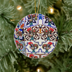 Galo de Barcelos Portugal  Ceramic Ornament