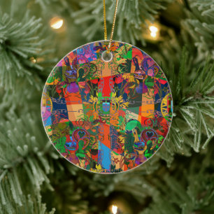 Galo de Barcelos, Portugal Ceramic Ornament