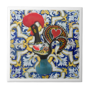 Galo de Barcelos, Portugal Ceramic Tile