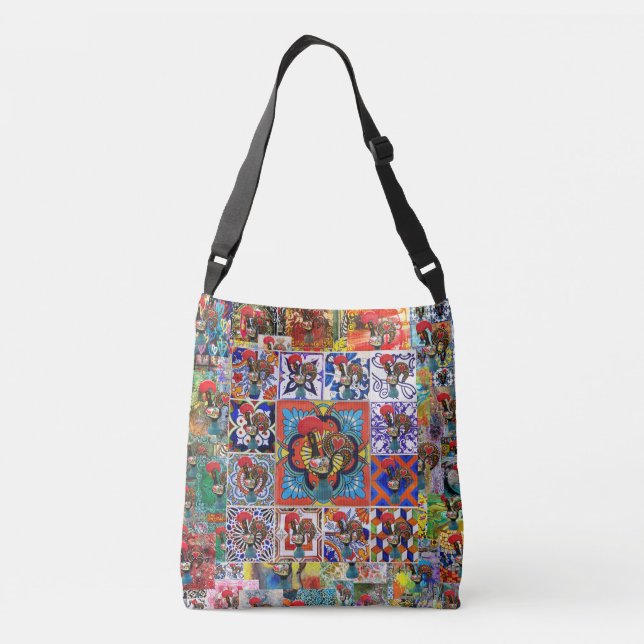 Galo de Barcelos, Portugal Crossbody Bag (Back)