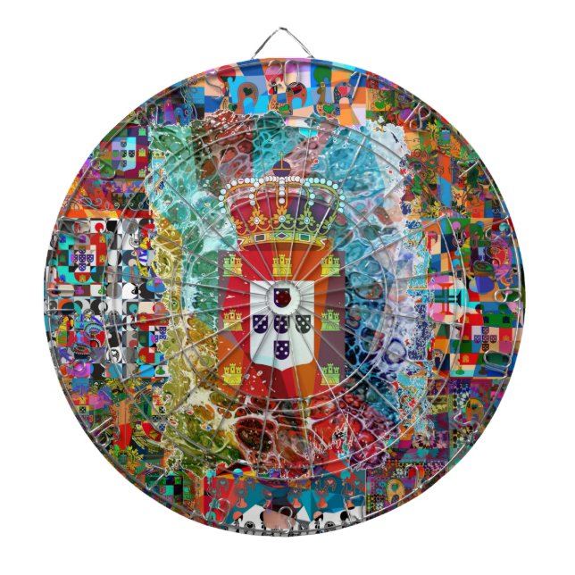 Galo de Barcelos, Portugal Dartboard (Front)