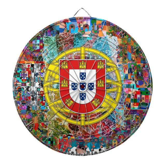 Galo de Barcelos, Portugal Dartboard (Front)