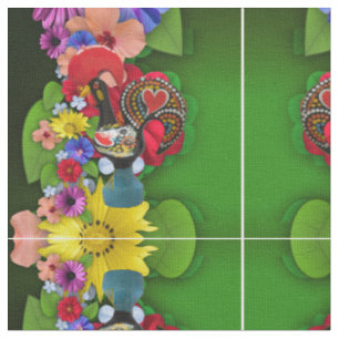 Galo de Barcelos, Portugal Fabric