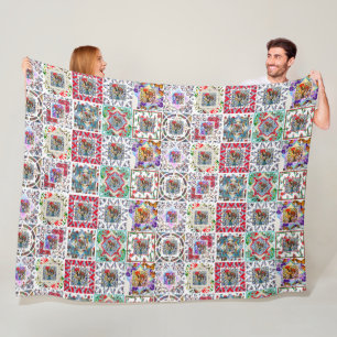 Galo de Barcelos, Portugal Fleece Blanket
