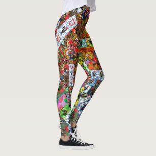 Galo de Barcelos, Portugal Leggings