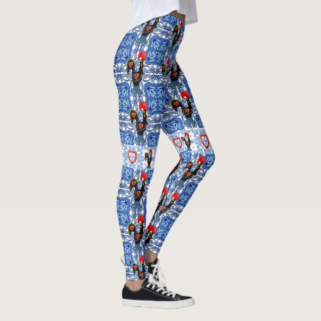 Galo de Barcelos, Portugal Leggings (Right)