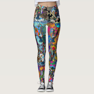 Galo de Barcelos, Portugal Leggings