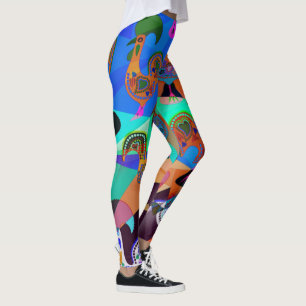 Galo de Barcelos, Portugal Leggings