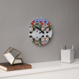 Galo de Barcelos Portugal  Round Clock